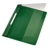 Image de Leitz - chemise à lamelles exquisit, format+, pvc, vert, en pvc rigide, couverture avant transparente, avec zone dinscription,
