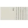 Image de Leitz Leitz Intercalaire En Papier Nature, A-Z, Pour 24 Claseurs,