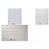 Image de Leitz - intercalaires, format a4 extra large, en carton solide200g m2, gris, les onglets vierges des intercalaires peuventêtre d