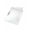 Image de Leitz - chemise à clip colorclip, format a4, en pp, clip gris,couverture entièrement rabattable, couverture et dos translucides