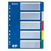 Image de Leitz intercalaire en plastique, blanc, a4, de 5 pices, 12556000