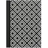 Image de RNK Verlag Cahier 'Black & White Rhombus', A5, pointillé