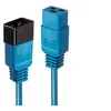 Image de Lindy - Rallonge de câble d'alimentation - IEC 60320 C19 pour IEC 60320 C20 - 250 V - 16 A - 2 m - moulé - bleu