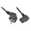Image de Lindy - Câble d'alimentation - CEE 7/7 (M) pour IEC 60320 C13 incliné - 5 m - moulé - noir - France Allemagne