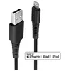 Image de Lindy - Câble Lightning - Lightning mâle pour USB mâle - 50 cm - noir - sans halogène - pour Apple iPad/iPhone/iPod (Lightning)