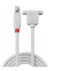 Image de Lindy - Rallonge de câble USB - USB type B (M) pour USB type B (F) - USB 2.0 - 1 m - gris clair