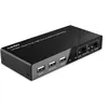 Image de Lindy - Commutateur écran-clavier-souris/audio/USB - HDMI 4K60, USB 2.0 - 2 x KVM / audio / USB - 1 utilisateur local - de bureau