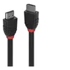 Image de Lindy Black Line - Standard - câble HDMI - HDMI mâle pour HDMI mâle - 7.5 m - triple blindage - noir - rond, support 4K30Hz (4096 x 2160)