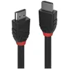 Image de Lindy Black Line - Câble HDMI avec Ethernet - HDMI mâle pour HDMI mâle - 5 m - triple blindage - noir - rond support 4K