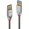 Image de Lindy CROMO - Câble USB - USB type A (M) pour USB type A (M) - USB 3.0 - 1 m - rond - gris