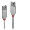 Image de Lindy Anthra Line - Rallonge de câble USB - USB (M) pour USB (F) - USB 2.0 - 20 cm - rond - gris