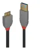 Image de Lindy Anthra Line - Câble USB - USB type A (M) pour Micro-USB de type B (M) - USB 3.0 - 1 m - rond - noir