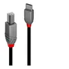 Image de Lindy Anthra Line - Câble USB - 24 pin USB-C (M) pour USB type B (M) - USB 2.0 - 2 m - noir