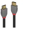 Image de Lindy Anthra Line - Câble HDMI avec Ethernet - HDMI mâle pour HDMI mâle - 7.5 m - triple blindage - noir - rond support 4K