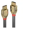 Image de Lindy Gold Line - Câble HDMI avec Ethernet - HDMI mâle pour HDMI mâle - 1 m - triple blindage - gris - support 4K