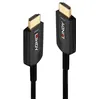 Image de Lindy - Ultra High Speed - câble HDMI - HDMI mâle pour HDMI mâle - 15 m - cuivre hybride/fibre optique - noir - rond, support 8K60Hz (7680 x 4320), support 4K120Hz (3840 x 2160)