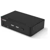 Image de Lindy - Commutateur écran-clavier-souris/audio/USB - 2 x KVM / audio / USB - 1 utilisateur local - de bureau