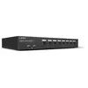Image de Lindy - Commutateur écran-clavier-souris/audio - 8 x DisplayPort/audio/USB - 1 utilisateur local - Montable sur rack