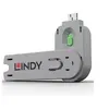 Image de Lindy USB Type A Port Blocker Key - Bloqueur de port USB - vert