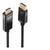 Image de Lindy - Câble adaptateur - DisplayPort mâle verrouillé pour HDMI mâle - 5 m - blindé - noir - puce active, support 4K60Hz (4096 x 2160)