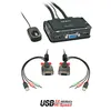 Image de LINDY Commutateur Kvm Vga 2 Ports Usb 2.0 & Audio