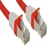 Image de Lindy Premium - Cordon de raccordement - RJ-45 (M) pour RJ-45 (M) - 50 cm - SFTP - CAT 6a - sans halogène - rouge