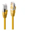 Image de Lindy - Cordon de raccordement - RJ-45 (M) pour RJ-45 (M) - 30 cm - 6.2 mm - SFTP, PiMF - CAT 6 - sans halogène, sans crochet - jaune