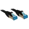 Image de Lindy - Cordon de raccordement - RJ-45 (M) pour RJ-45 (M) - 7.5 m - SFTP PiMF - CAT 6a - sans halogène moulé sans crochet - noir
