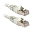 Image de Lindy - Cordon de raccordement - RJ-45 (M) pour RJ-45 (M) - 15 m - SFTP PiMF - CAT 6a - sans halogène sans crochet - blanc