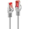 Image de Lindy Basic - Cordon de raccordement - RJ-45 (M) pour RJ-45 (M) - 2 m - SFTP PiMF - CAT 6 - moulé sans crochet bloqué - gris clair