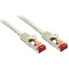 Image de Lindy Basic - Cordon de raccordement - RJ-45 (M) pour RJ-45 (M) - 10 m - SFTP PiMF - CAT 6 - moulé sans crochet bloqué - gris clair