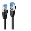Image de Lindy - Cordon de raccordement - RJ-45 (M) pour RJ-45 (M) - 0.3 m - SFTP PiMF - CAT 6a - IEEE 802.3af/IEEE 802.3at - moulé sans crochet - noir