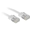 Image de Lindy - Cordon de raccordement - RJ-45 (M) pour RJ-45 (M) - 3 m - UTP - CAT 6 - moulé plat - blanc