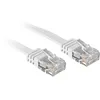 Image de Lindy - Cordon de raccordement - RJ-45 (M) pour RJ-45 (M) - 10 m - UTP - CAT 6 - moulé plat - blanc