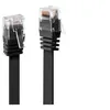 Image de Lindy - Cordon de raccordement - RJ-45 (M) pour RJ-45 (M) - 1 m - UTP - CAT 6 - moulé plat - noir