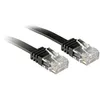 Image de Lindy - Cordon de raccordement - RJ-45 (M) pour RJ-45 (M) - 3 m - UTP - CAT 6 - plat - noir