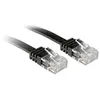 Image de Lindy - Cordon de raccordement - RJ-45 (M) pour RJ-45 (M) - 5 m - UTP - CAT 6 - moulé plat - noir