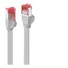 Image de Lindy - Cordon de raccordement - RJ-45 (M) pour RJ-45 (M) - 1 m - U / FTP (Paire torsadée blindée) - CAT 6 - sans halogène sans crochet - gris