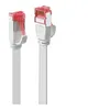 Image de Lindy - Cordon de raccordement - RJ-45 (M) pour RJ-45 (M) - 10 m - U / FTP (Paire torsadée blindée) - CAT 6 - sans crochet plat - blanc