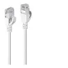 Image de Lindy - Cordon de raccordement - RJ-45 (M) pour RJ-45 (M) - 3 m - 3.6 mm - paire torsadée écrantée (F/UTP) - CAT 6a - sans halogène, moulé, sans crochet, ultra-mince - gris