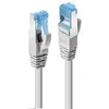 Image de Lindy - Cordon de raccordement - RJ-45 (M) pour RJ-45 (M) - 1.5 m - 6.2 mm - SFTP, PiMF - CAT 6a - sans crochet - gris