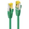 Image de Lindy - Cordon de raccordement - RJ-45 (M) pour RJ-45 (M) - 30 cm - 6.5 mm - S/FTP - CAT 7 - sans halogène, sans crochet - vert