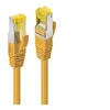 Image de Lindy - Cordon de raccordement - RJ-45 (M) pour RJ-45 (M) - 3 m - 6.5 mm - S/FTP - CAT 6a - sans halogène, sans crochet - jaune