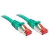 Image de Lindy - Cordon de raccordement - RJ-45 (M) pour RJ-45 (M) - 5 m - SFTP PiMF - CAT 6 - sans crochet - vert