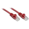Image de Lindy Basic - Cordon de raccordement - RJ-45 (M) pour RJ-45 (M) - 3 m - UTP - CAT 6 - moulé sans crochet - rouge