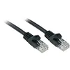 Image de Lindy Basic - Cordon de raccordement - RJ-45 (M) pour RJ-45 (M) - 7.5 m - UTP - CAT 6 - moulé sans crochet - noir
