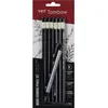 Image de Tombow Set De 6 Crayons Graphite Haute Qualité Mono 2h, Hb, B, 2b, 4b, 6b + Porte-Gomme