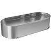 Image de Cadre à pâtisserie ovale en inox extensible 27 à 40 cm Lares 6011-1