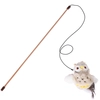 Image de TIAKI Canne à pêche électronique Chouette avec plumes pour chat - 1 pièce