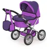 Image de Wdk Partner - A1303209 - Poussette Landau Pour PoupÃ©e - FÃ©e RÃ©glable - (67 X 41 X 67 Cm)